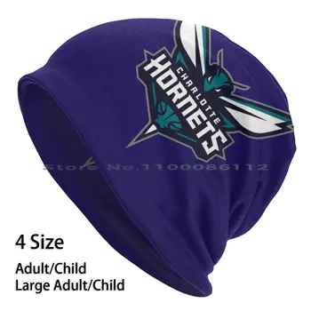 Hornets - Charlotte Kulichy Pletené Čepice Logo Brimless Pletená Čepice Čapka Dárek Neformální Kreativní