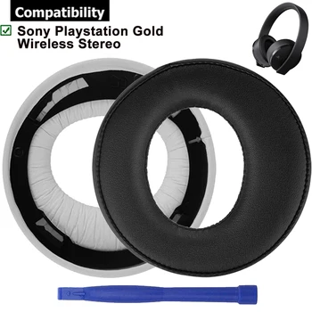 1 Pár Náhradní Náušníky náušníky Rukávníky pro Sony Playstation Gold Wireless Stereo 7.1 Virtual Surround Sluchátka CECHYA-0083