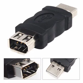 USB 2.0 A Samec Firewire IEEE 1394 6P Samice Adaptér Převodník Konektor F/M