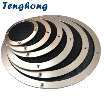 Tenghong 2ks Audio Kryt Reproduktoru 2/3/4/5/6.5 Palcový Kruh Dekorativní Pletivo Mříž Net Kryty Pro Auto Reproduktory Ochranné DIY