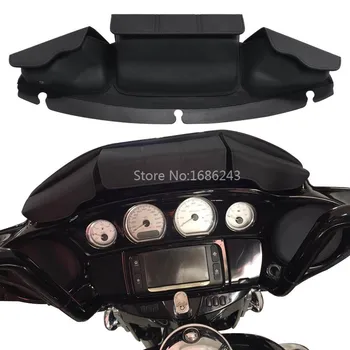 Motocykl čelní Sklo Taška Sedlo Tri Pouzdro 3 Kapsy Vhodné Pro Harley Touring Electra Street Glide Ultra Limited 14-Kapotáž Bag
