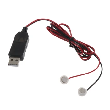 USB Magnetická Nabíječka Kabel pro 3.7 V 14500 16340 26650 Inteligentní Dobíjecí Lithium Baterie Nabíjecí Kabel 1m Univerzální