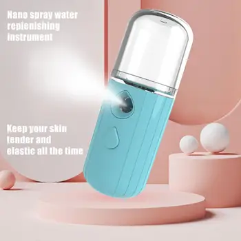 Zvlhčovač vzduchu 30ml Mini Nano Mist Postřikovač Obličeje Parník USB Dobíjecí Obličej Hydratační Rozprašovač Kosmetické Péče o Pleť Nástroje
