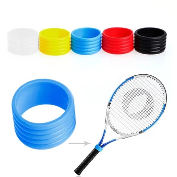5ks Elastické Tenis Badminton Raketa Úchyty Gumový Kroužek Tenisová Raketa Kapela Badminton Grip Tenisová Raketa Kapela Overgrips