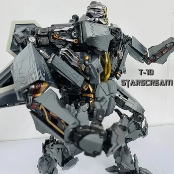 Transformace T-10 T10 KO Starscream Oversize 34cm T-10S Red Spider Filmové Série Akční Obrázek Robota Deformace Hračky