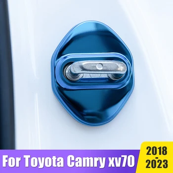 4 KS Dveře Auta Krytem Zámku Pro Toyota Camry 70 XV70 2018- 2020 2021 2022 2023 Nerezové Ochranné Pouzdro Příslušenství