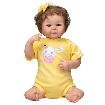 Bebes panenku 48CM Reborn Baby Julieta Novorozence Dívka Panenku, Ručně vyráběné Panenky s 3D Tón Pleti Viditelné Žíly Sběratelskou Artdoll
