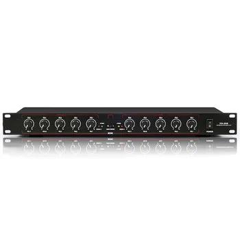 FS-206 Profesionální vybavení Stereo Mono Audio Signálu Splitter, Zesilovač Distributor 2 v 10 out XLR pro fázi