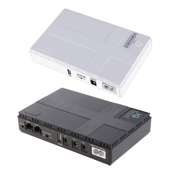 Mini Přenosný UPS, 5V, 9V, 12V záložní zdroj Napájení Víceúčelový Mini UPS Záložní Baterie Pro Wi-fi IP Kamera