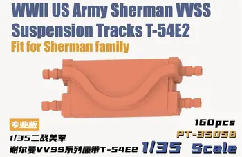 Těžký koníček PT-35058 druhé světové VÁLKY americká Armáda Sherman VVSS Pozastavení Skladby T-54E2 1:35