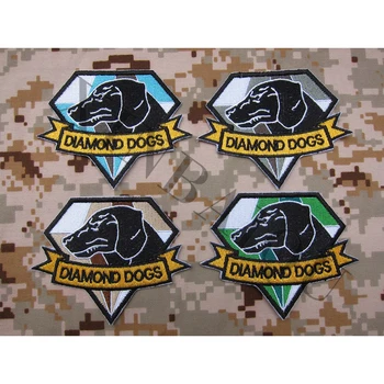Vyšívané Patch Metal Gear Solid MGS FOX HOUND DIAMOND DOGS Special Force Group Hák na