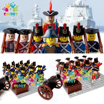 Děti Hračky 2. světové války Vojenské Císařské Námořnictvo Voják Stavební Bloky Napoleon Armáda Údaje Cihly Hračky Pro Kluky Vánoční Dárky