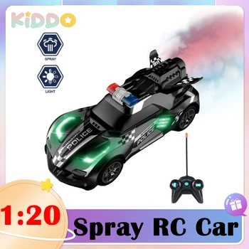 1/20 Slitiny Spray RC Auto s Lehkou Dálkové Ovládání Drift Auto Hračky pro Děti Chlapci Dárek 2.4 G Děti Vysoké Rychlosti Elektrických Vozidel Dárky