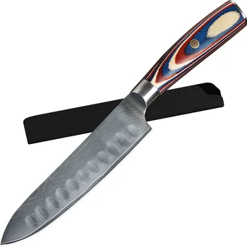 XYj Damašku Chef Nůž S Pláštěm Japonská VG-10 Damašek Oceli Kuchyňské Nože Masa, Ovoce, Zeleniny, Nůž, Plátek Nůž