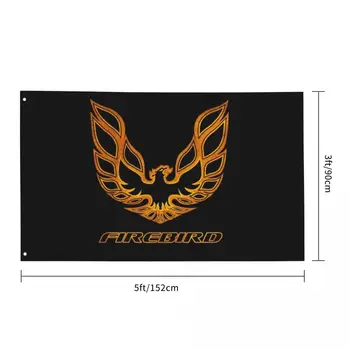 Pontiac Trans Am FireBird Vlastní Vlajka, Létající Banner Free Design Polyester Dekor Home Dárek, Párty, Koleji Krytý Venkovní