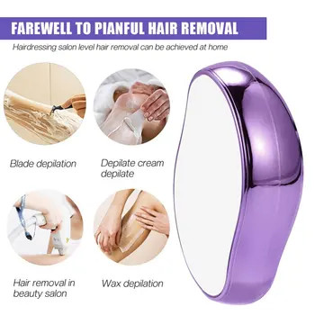 Crystal Vlasy Remover Fyzické Bezbolestné Odstranění Epilátor Crystal Vlasy Guma, Snadné Čištění Opakovaně Použitelných Tělo Depilace Nástroj