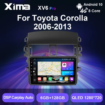 XIMA Pro 8Core 2Din Android 10 Auto Rádio Multimediální Video Pro Toyota Corolla E140/150 2003- 2013 autoradio Carplay stereo GPS
