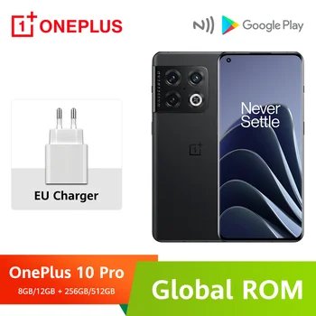 OnePlus 10 Pro 10pro 5G Globální Rom Smartphone, 8GB, 128GB Snapdragon 8 Gen 1 mobilní telefony 80W Rychlé Nabíjení