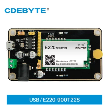 LoRa Zkušební Desce LLCC68 Modul 868MHz 915MHz Test Kit, USB Rozhraní a Anténní UART Bezdrátový Modul CDEBYTE E220-900TBL-01