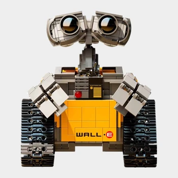 687PCS Disney Pixar WALL E Robot Výkon Motoru Technické Údaje 21303 Stavební kámen Cihly Hračky Dítě Dárek k Narozeninám
