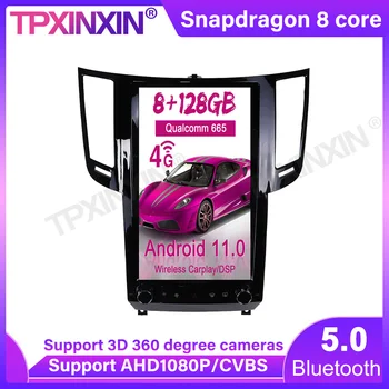 Android 11 Pro Infiniti FX25 FX30 FX35 FX37 QX70 8+128GB tesla Styl Auto GPS Navigace Hlavy Jednotky, Multimediální Přehrávač, Auto Rádio