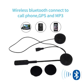 Bluetooth-kompatibilní 5.0 Sluchátka Mimořádné Super Kapacita Sluchátka Motocykl Headset Připojení k Mobilní Telefon ,GPS,MP3