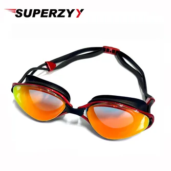 Profesionální Brýle Anti-fog UV Ochrana Nastavitelné Plavecké Brýle Muži, Ženy, Děti Vodotěsné Silikonové Brýle Brýle Multi