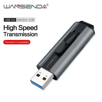 WANSENDA USB Flash Disk USB 3.0 vysokorychlostní flash Disk 512 GB 128GB 256GB 64 GB 32 GB Kreativní Pendrive USB 3.0 Memory Stick, Flash Disk