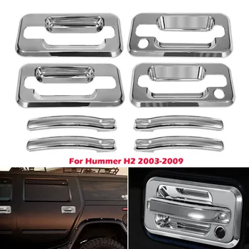 NONY Automobilové Kliky Dveří Chromované Kryt Výbava Exteriéru Příslušenství Vhodné pro 2003 2004 2005 2006 2007 2008 2009 Hummer H2 SUT SUV