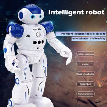 Originální nový produkt JJRC R2S puzzle dálkové ovládání programování taneční robot multifunkční gesto indukce dětská hračka