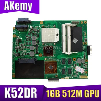 XinKaidi K52DR Notebooku základní deska AMD 1GB nebo AMD, 512MB GPU Pro Asus K52DR A52DE K52DE A52DR K52D K52 původní notebook základní deska