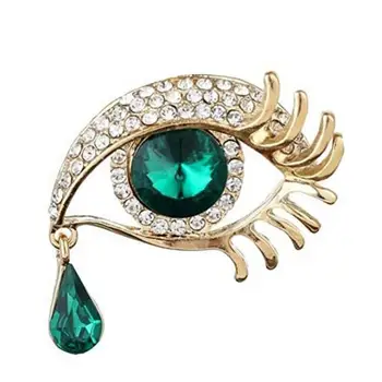 Slza Crystal Eye of Horus Brož Pin pro Muže a Ženy Strana Šperky, Amulet, Dárky
