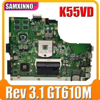 K55VD základní Desky Rev 3.1 GeForce 610M DDR3 Pro Asus K55VD A55VD F55VD Notebooku základní deska K55VD základní Deska základní Deska K55VD