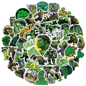 10/30/50ks Disney Marvel Robert Bruce Banner Hulk Samolepky pro Děti DIY Láhev Vody Lednice Notebook v Pohodě Karikatura Děti, Samolepky