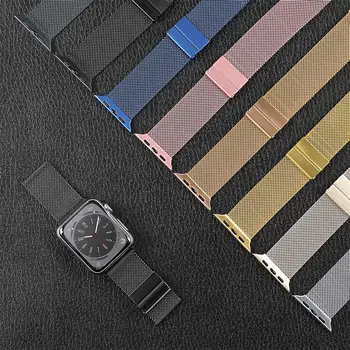 Magnetické Smyčky Pro Apple Watch Band 44 mm 40 mm 45 mm 41 mm 49mm 38mm 42mm 40 44 45 mm náramek iWatch Ultra series 8 3 6 se 7 Popruh