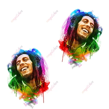 Osobnosti Auto Samolepky Bob Marley Barevné pro Auto, Motocykl Závodní Helma Notebook Kufru Tělo Okno Auta Surf PVC Obtisky