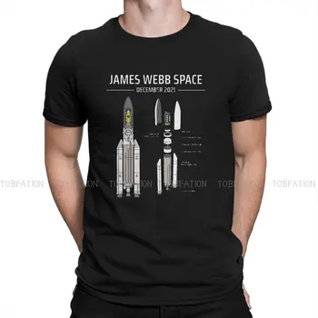 COOL Styl Tričko James Webb Space Telescope, JWST Kvalitní Hip Hop Graphic T Shirt Krátký Rukáv Ofertas