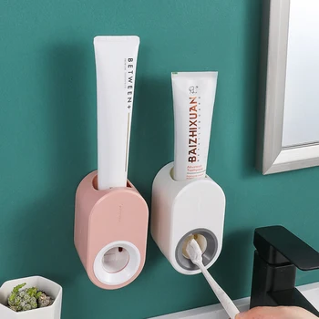Nová Koupelna Auto zubní Pasty Automatický Dávkovač Zubní Pasty Squeezer na Zeď Držák na zubní Pasty Držitel Koupelnové Doplňky pro Děti