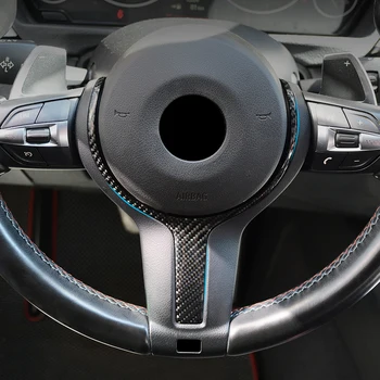 Uhlíkových vláken volant obložení pro BMW 550D 328M M sportovní volant upgrade pro BMW F10 F20 F30 F32 F34 F48 F25 F26