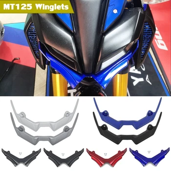 Motocyklové Příslušenství MT 125 Winglety Pneumatické Spoiler Protector Přední Kapotáž Wing Kryt Pro Yamaha MT125 MT-125 2020 2021 22