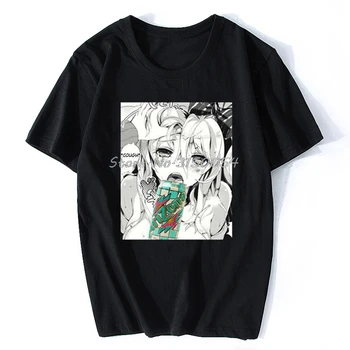 Anime Může Oplzlé Pánské Tričko Hip Hop Trička Anime T-shirt Létě O-neck Bavlněné Tričko Harajuku