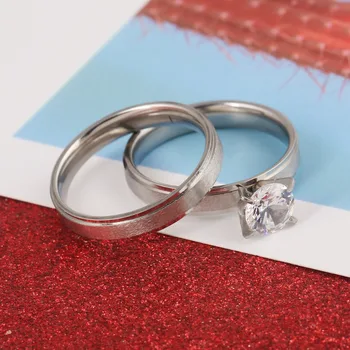 Vintage Svatební Prsteny Pro Pár Pevných Milence Zásnubní Prsten Šperky