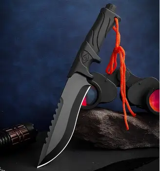 Pevnou Čepelí, Nůž Vojenské Nože Taktické Rovný Nůž Přežití Camping Nůž EDC Kapesní Nůž, Rybaření Nůž Přenosné Nůž