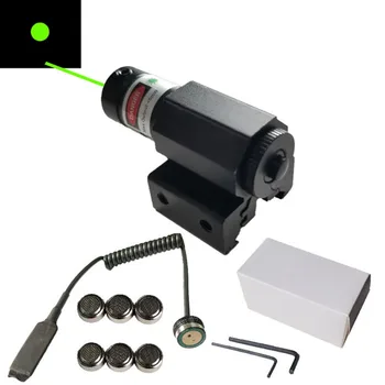 Zelený laserový zaměřovač Červené a zelené externí laserový zaměřovač Pistole příslušenství Visí laserové ukazovátko Nastavitelný Glock příslušenství milit