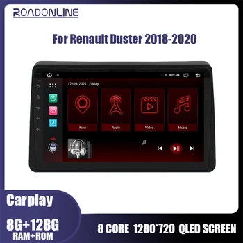 8+256gb auto přehrávač Pro Dacia Renault Duster 2018-2020 Auto Rádio Multimediální Audio Video Přehrávač, GPS, Android 10
