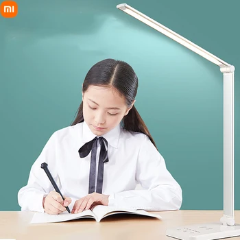 Xiaomi 10W Stolní Lampa Oči Ochranu Touch Stmívatelné LED Světlo Studentské Koleje Ložnice Čtení USB Nabíjecí Stolní Lampa