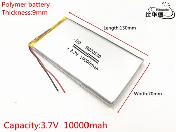 10000mAh 9070130 3.7 V lithium polymer lipo baterie dobíjecí li-iontový článek