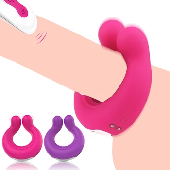 VETIRY Pár Vibrátor na Penis Bezdrátové Dálkové Ovládání Kroužek na Penis Vibrátor, Penis Klitorální Stimulace Sex Hračky pro Muže, 9 Rychlostí