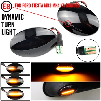 LED Dynamické Boční Obrysové směrová ukazatele směru jízdy Tekoucí Vody Blikající Světlo Pro Ford Fiesta MK4 MK5 Mondeo MK1 Explorer 2 Tranzit
