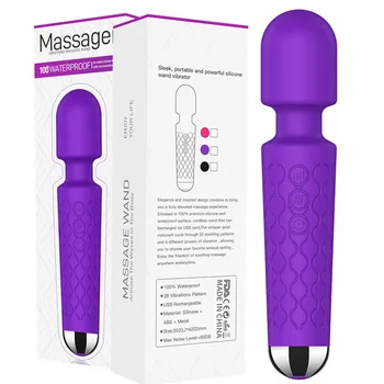 20 Režimy 8 Rychlostí Silné Vibrace Mini Vibrátor, Usb Nabíjecí Kapesní Tělo Masér Klitorisu G-Spot Vibrátor Sex Hračka Pro Ženy